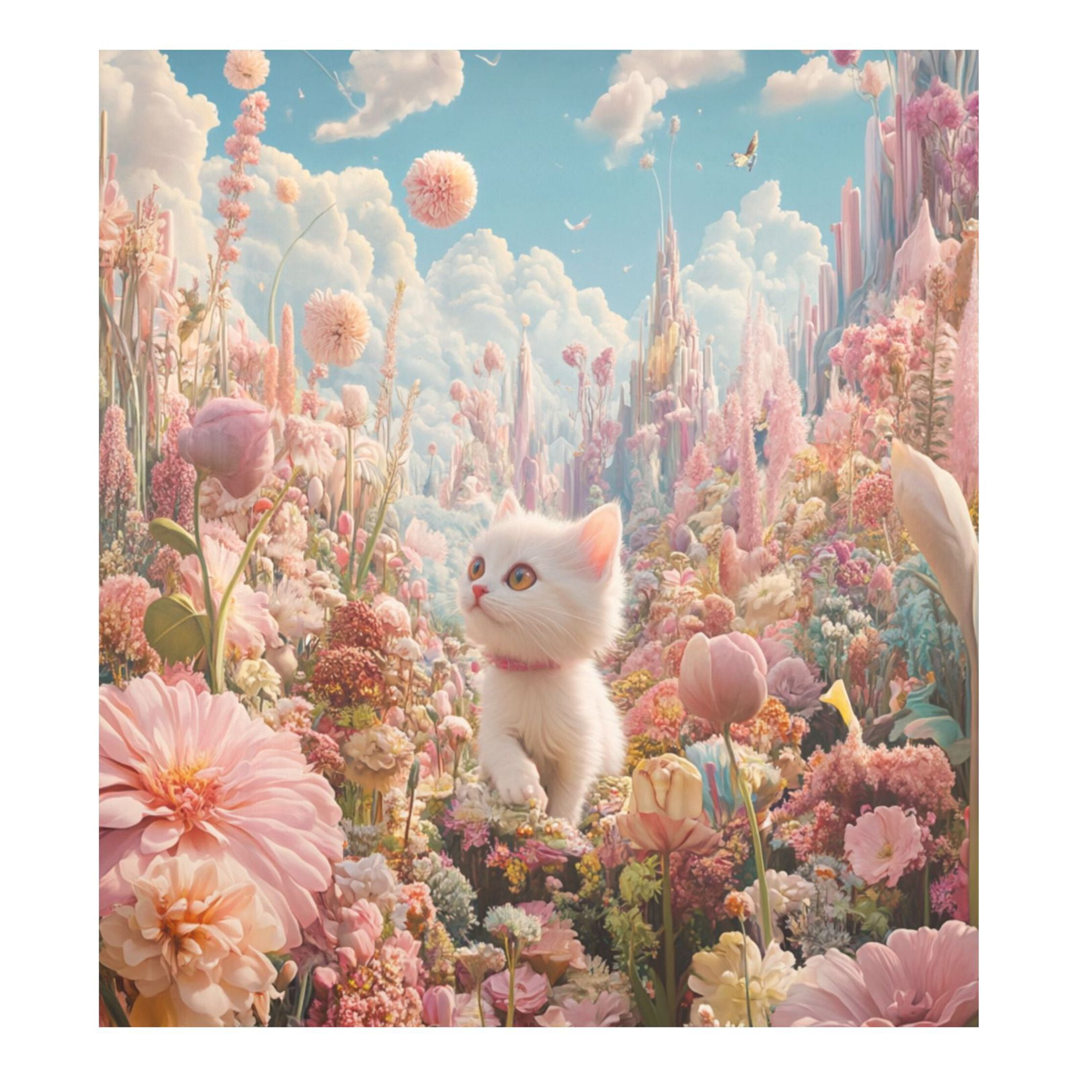 Dishwasher Magnetic Sticker 23x26 Inch Refrigerator Magnetic Sticker Washing Machine Magnetic Sticker Kitchen Panel Magnetic Sticker Home Decor Flower World Cat