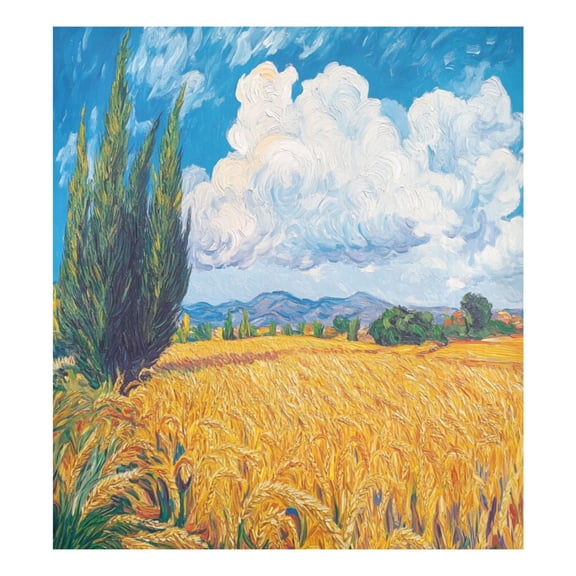 Dishwasher Magnetic Sticker 23x26 Inch Refrigerator Magnetic Sticker Washing Machine Magnetic Sticker Kitchen Panel Magnetic Sticker Home Decor Golden Wheat Field