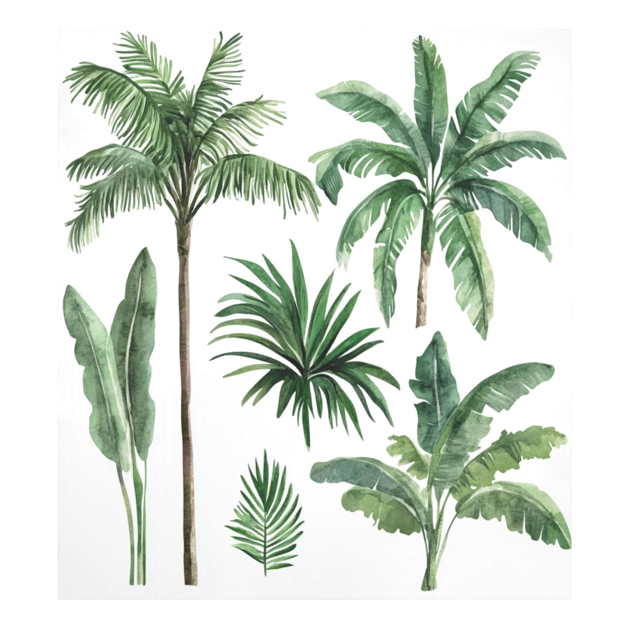 Dishwasher Magnetic Sticker 23x26 Inch Refrigerator Magnetic Sticker Washing Machine Magnetic Sticker Kitchen Panel Magnetic Sticker Home Decor Green Palm Trees