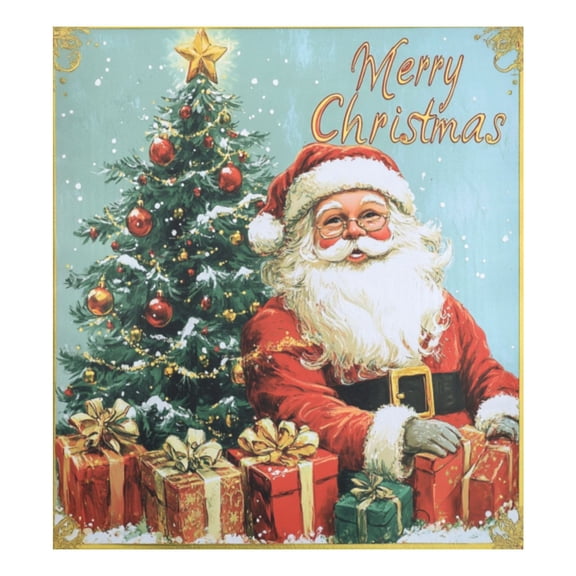 Dishwasher Magnetic Sticker 23x26 Inch Refrigerator Magnetic Sticker Washing Machine Magnetic Sticker Kitchen Panel Magnetic Sticker Home Decor Kind Santa Claus Picture
