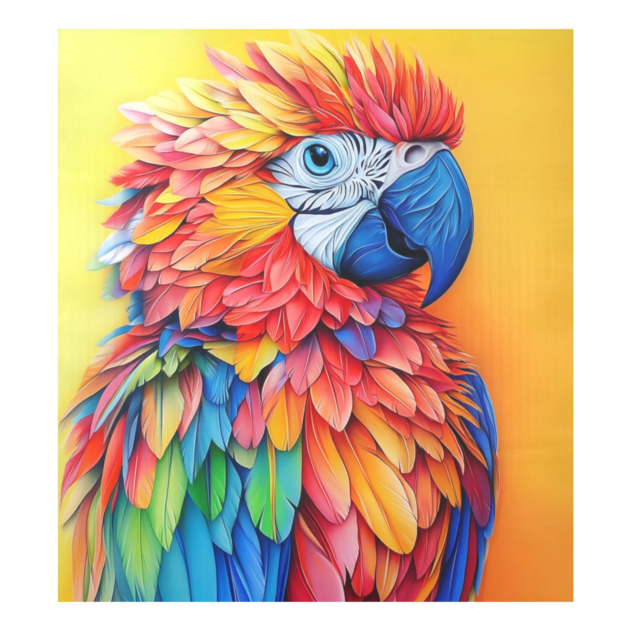 Dishwasher Magnetic Sticker 23x26 Inch Refrigerator Magnetic Sticker Washing Machine Magnetic Sticker Kitchen Panel Magnetic Sticker Home Decor A Large Colored Parrot