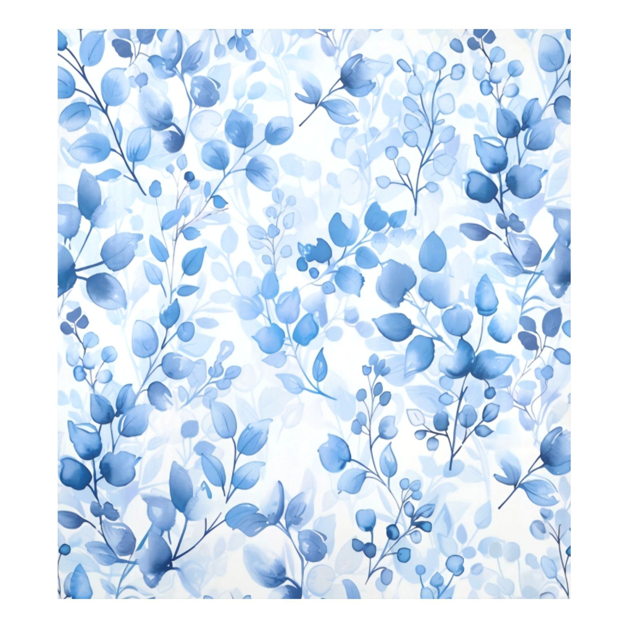 Dishwasher Magnetic Sticker 23x26 Inch Refrigerator Magnetic Sticker Washing Machine Magnetic Sticker Kitchen Panel Magnetic Sticker Home Decor Light Blue Leaves