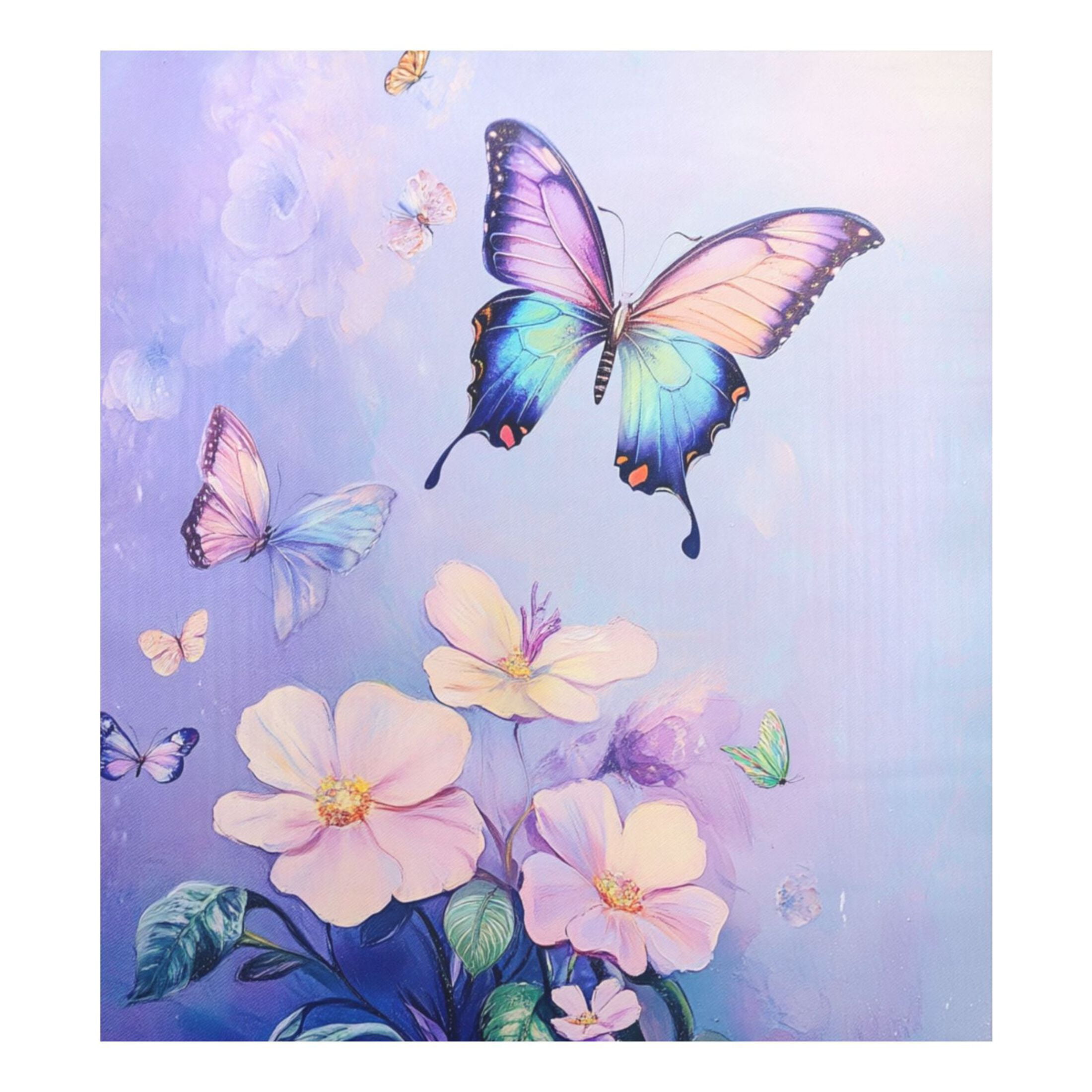 Dishwasher Magnetic Sticker 23x26 Inch Refrigerator Magnetic Sticker Washing Machine Magnetic Sticker Kitchen Panel Magnetic Sticker Home Decor Light Purple Rainbow Butterfly