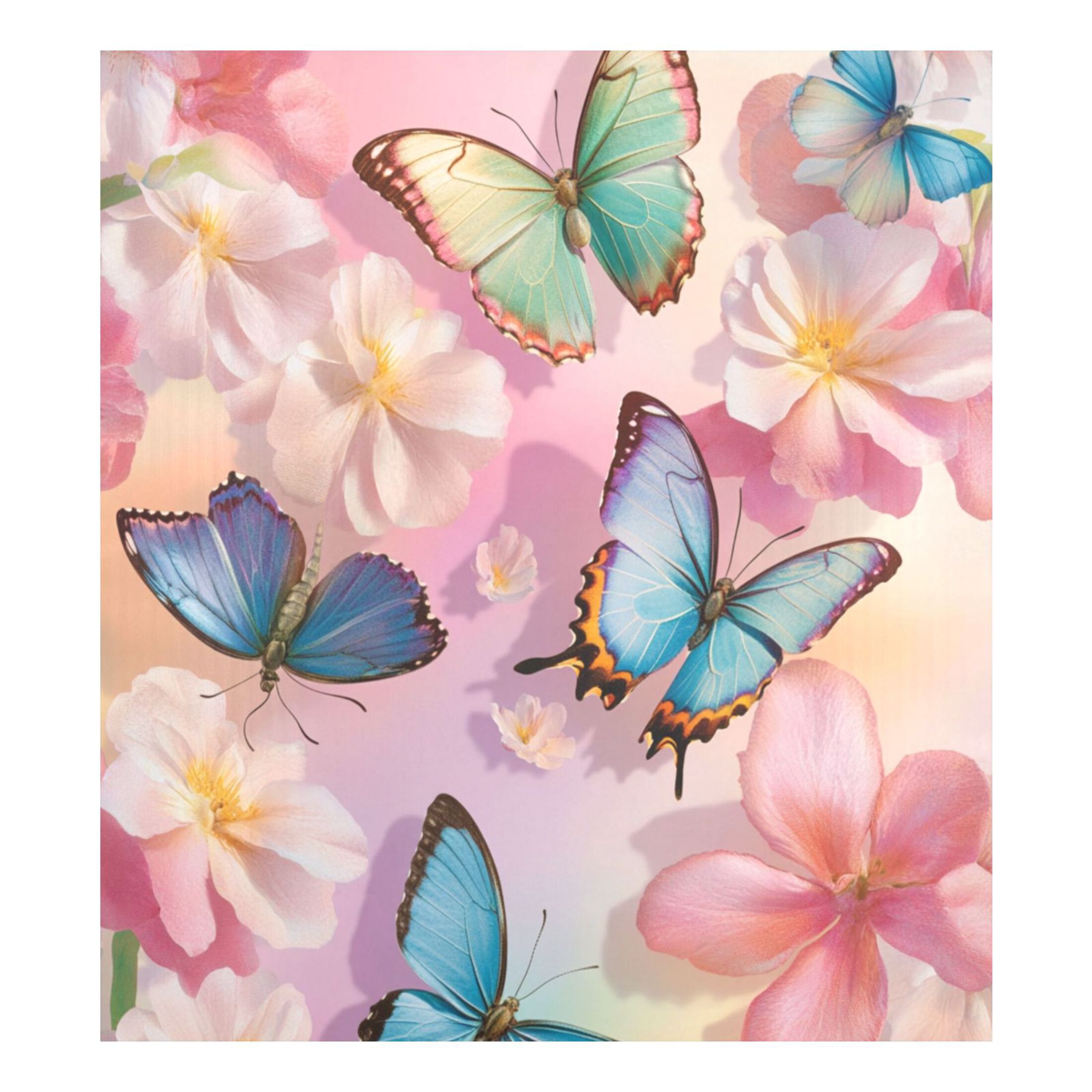 Dishwasher Magnetic Sticker 23x26 Inch Refrigerator Magnetic Sticker Washing Machine Magnetic Sticker Kitchen Panel Magnetic Sticker Home Decor Light Pink Rainbow Butterfly