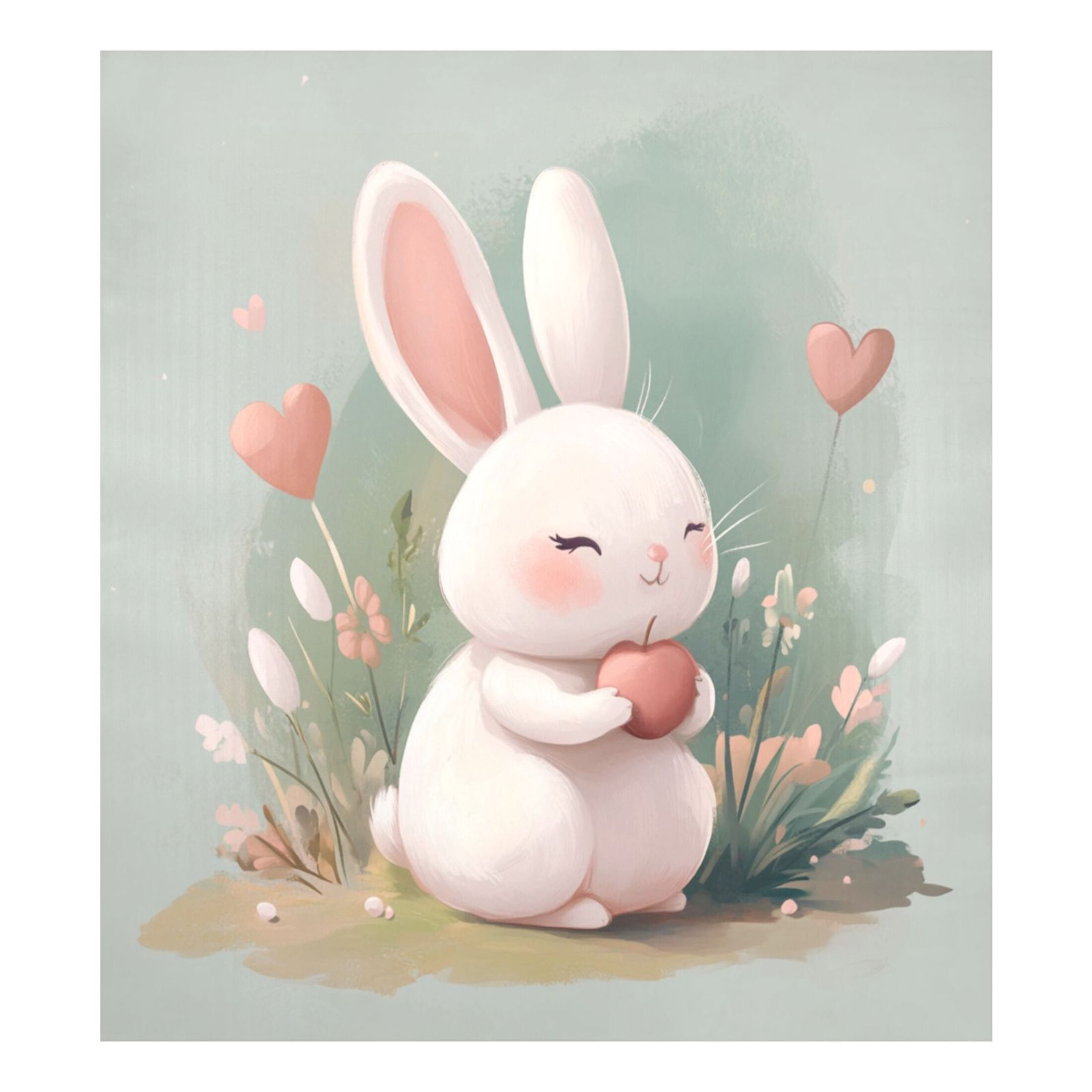 Dishwasher Magnetic Sticker 23x26 Inch Refrigerator Magnetic Sticker Washing Machine Magnetic Sticker Kitchen Panel Magnetic Sticker Home Decor Lovely Cartoon Bunny