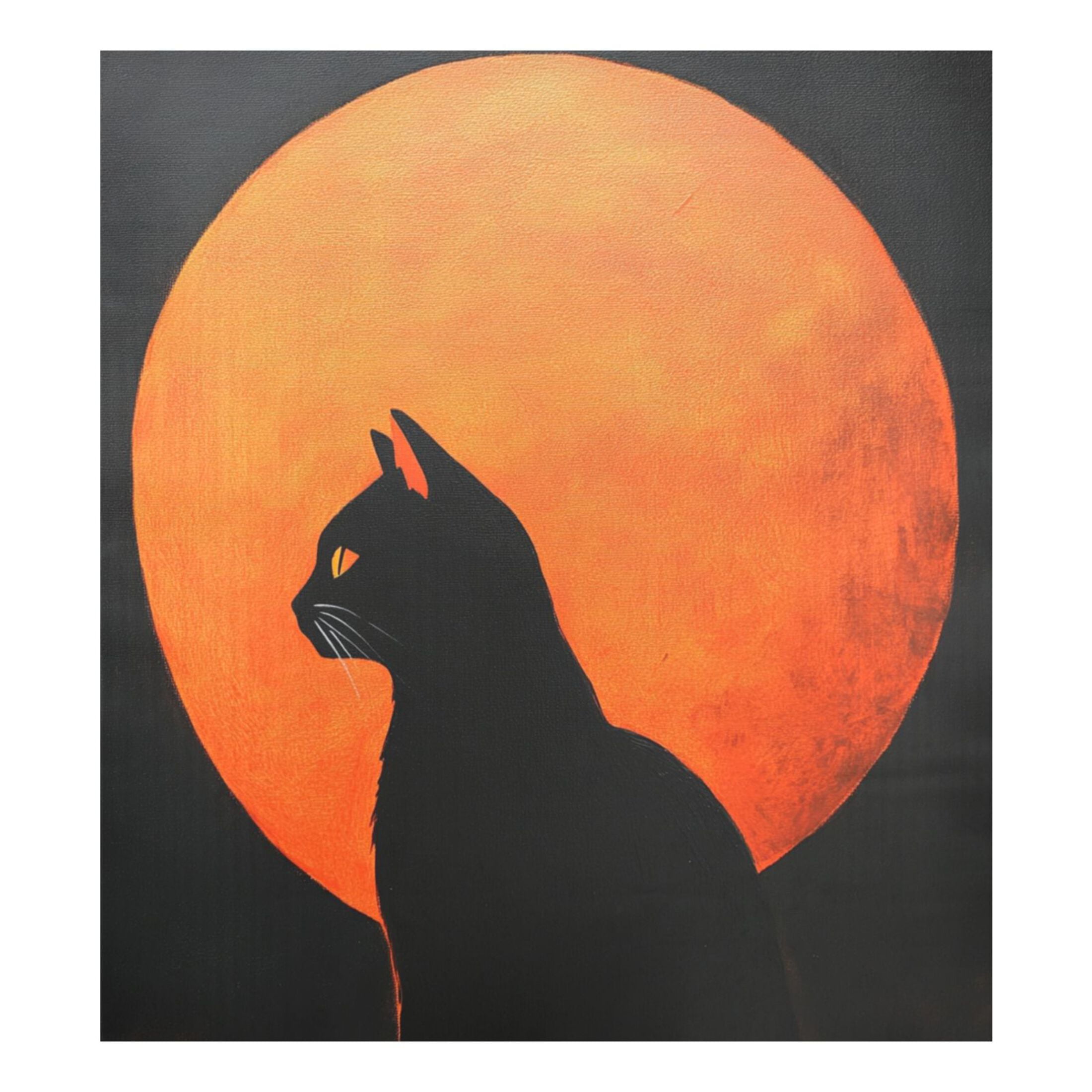 Dishwasher Magnetic Sticker 23x26 Inch Refrigerator Magnetic Sticker Washing Machine Magnetic Sticker Kitchen Panel Magnetic Sticker Home Decor Moon Black Cat