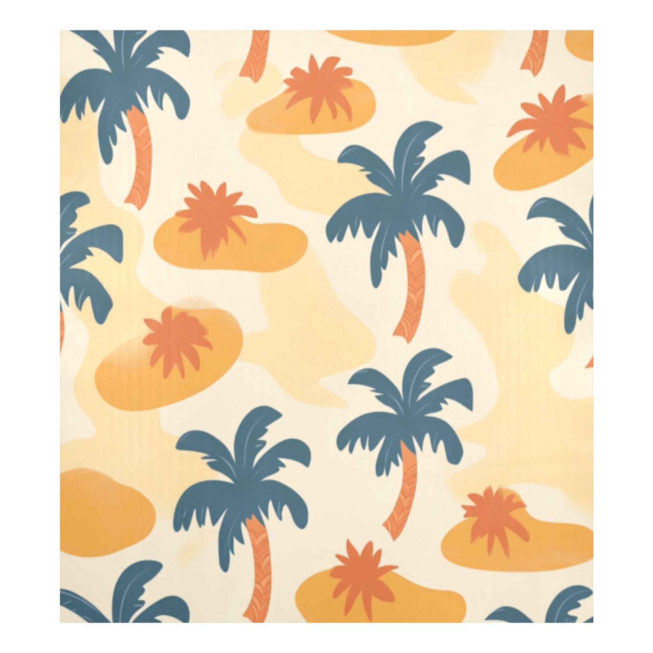 Dishwasher Magnetic Sticker 23x26 Inch Refrigerator Magnetic Sticker Washing Machine Magnetic Sticker Kitchen Panel Magnetic Sticker Home Decor Orange Coconut Tree
