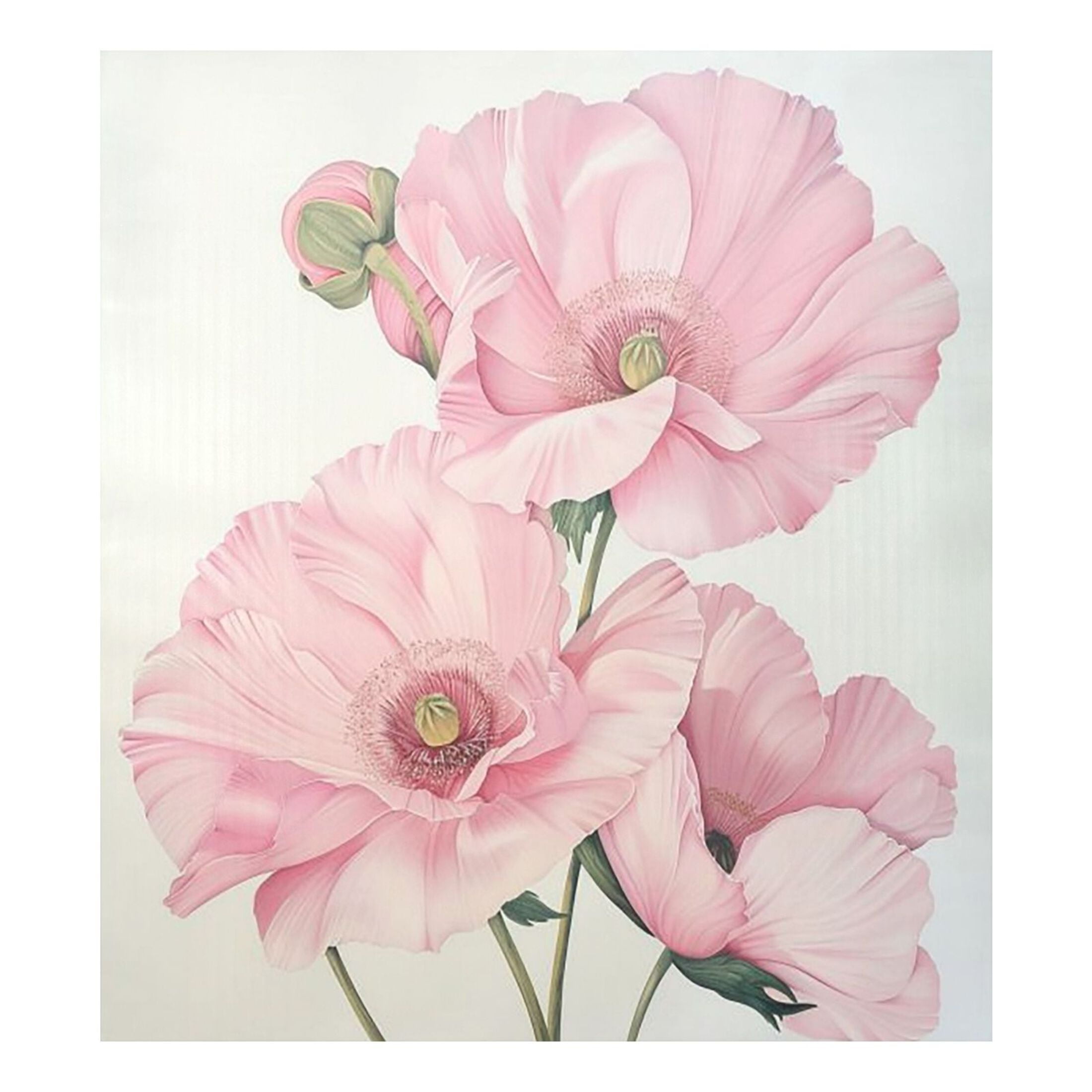 Dishwasher Magnetic Sticker 23x26 Inch Refrigerator Magnetic Sticker Washing Machine Magnetic Sticker Kitchen Panel Magnetic Sticker Home Decor Pink Large Flowers