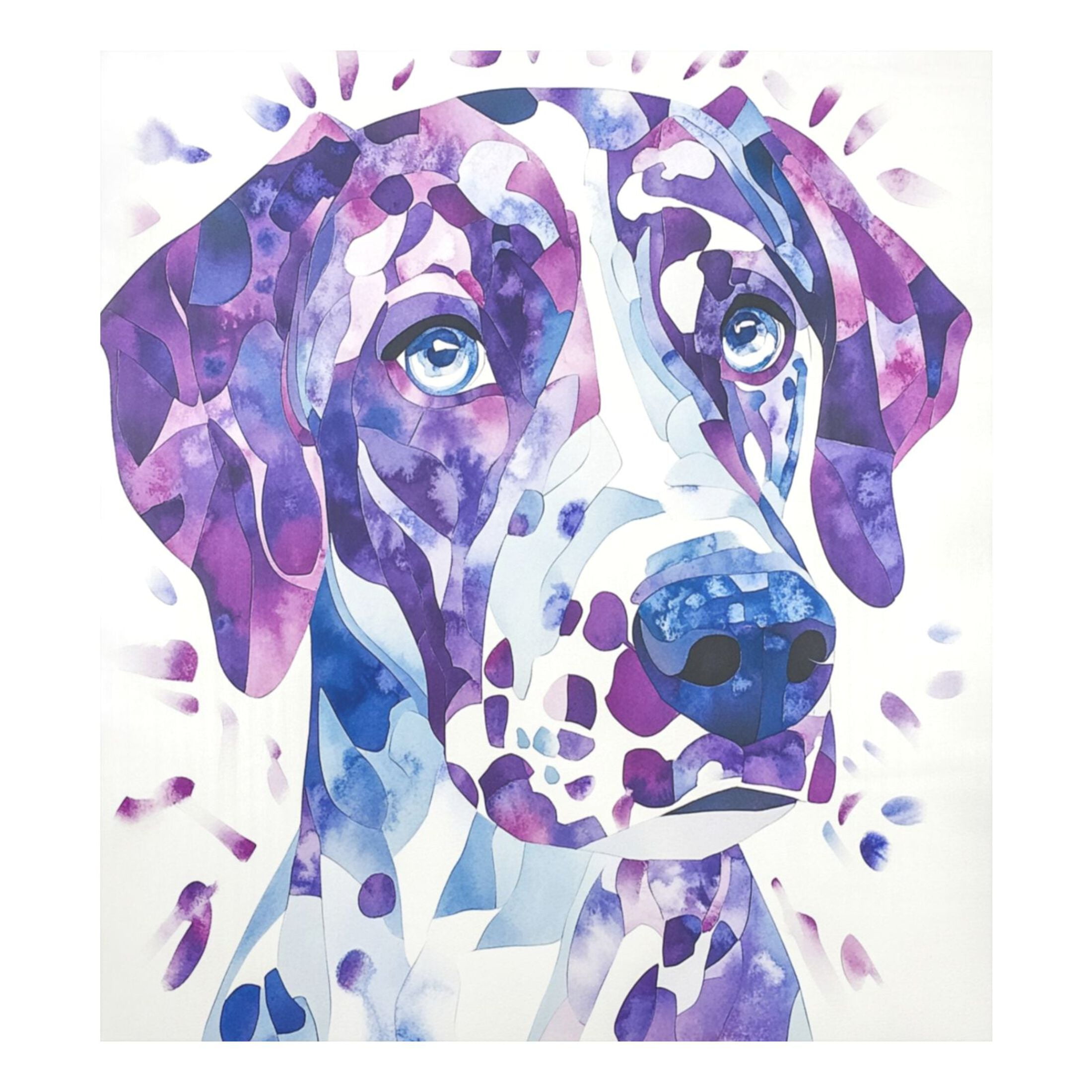 Dishwasher Magnetic Sticker 23x26 Inch Refrigerator Magnetic Sticker Washing Machine Magnetic Sticker Kitchen Panel Magnetic Sticker Home Decor Pretty Blue Cool Dog