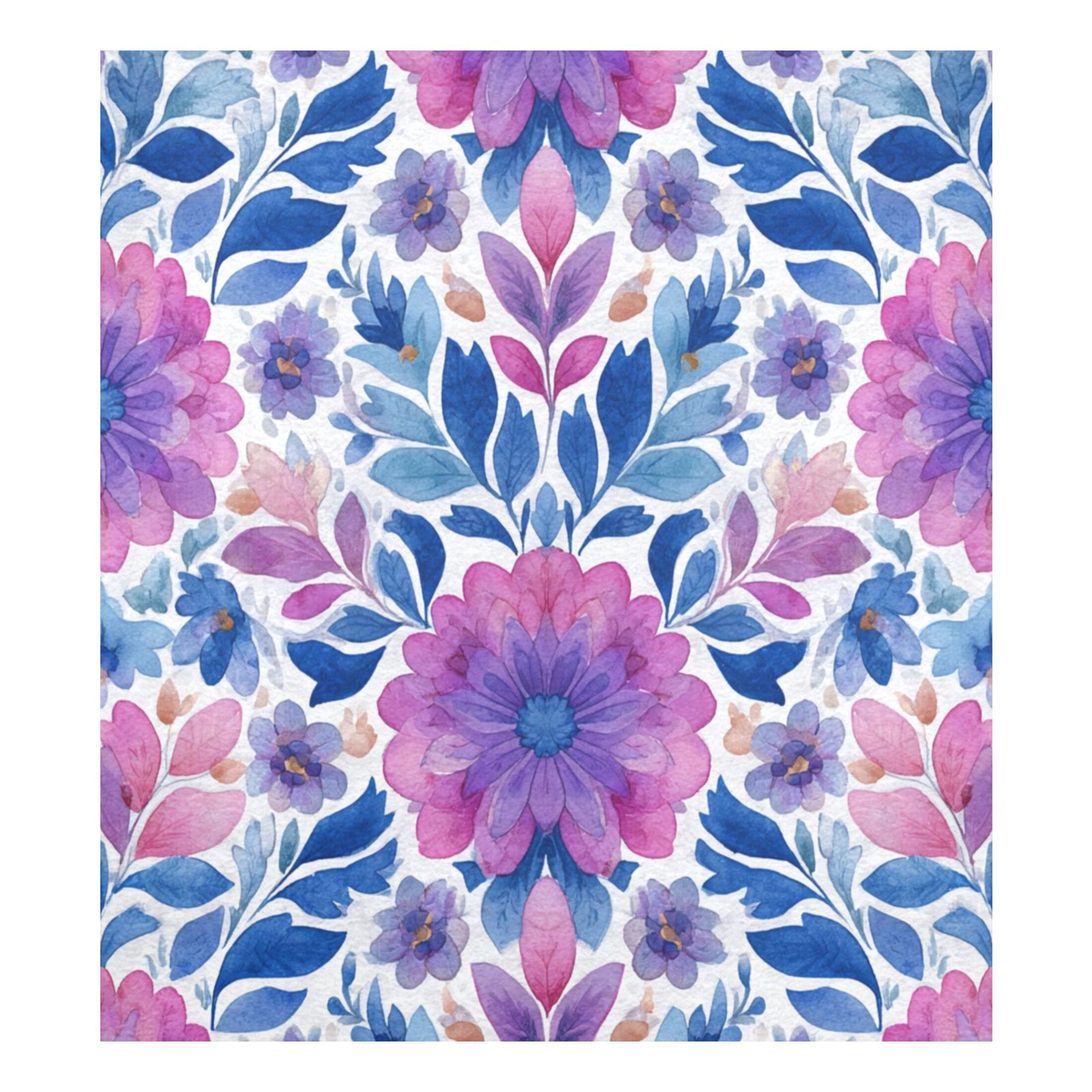 Dishwasher Magnetic Sticker 23x26 Inch Refrigerator Magnetic Sticker Washing Machine Magnetic Sticker Kitchen Panel Magnetic Sticker Home Decor Purple Watercolor Leaves