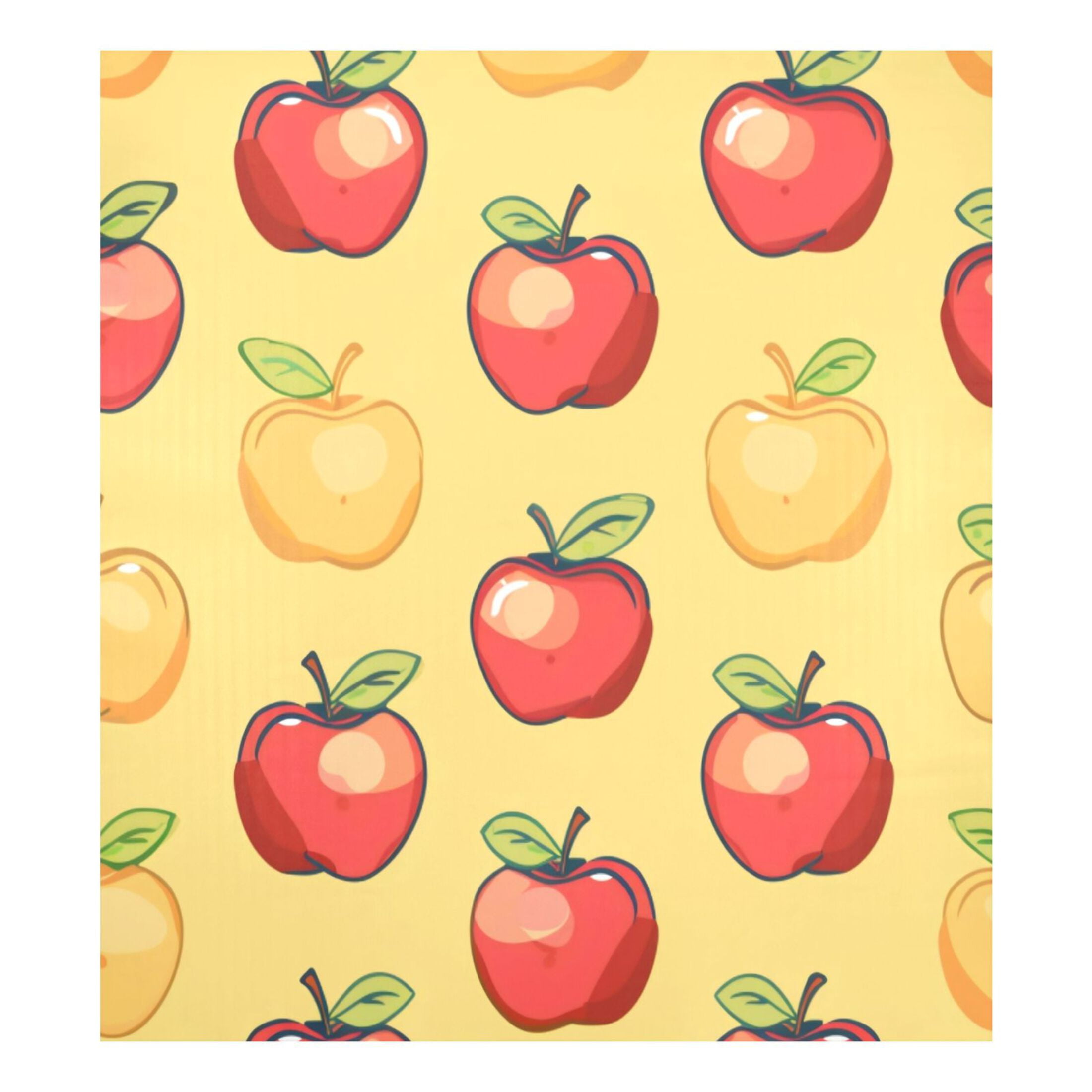 Dishwasher Magnetic Sticker 23x26 Inch Refrigerator Magnetic Sticker Washing Machine Magnetic Sticker Kitchen Panel Magnetic Sticker Home Decor Red and Yellow Apple
