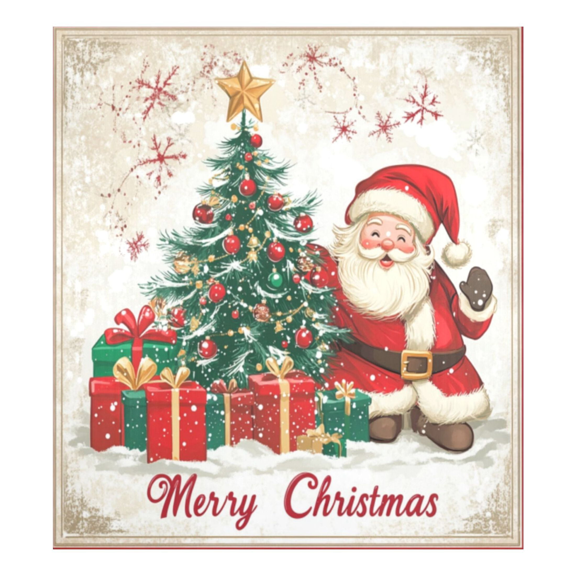 Dishwasher Magnetic Sticker 23x26 Inch Refrigerator Magnetic Sticker Washing Machine Magnetic Sticker Kitchen Panel Magnetic Sticker Home Decor Smiling Santa Picture
