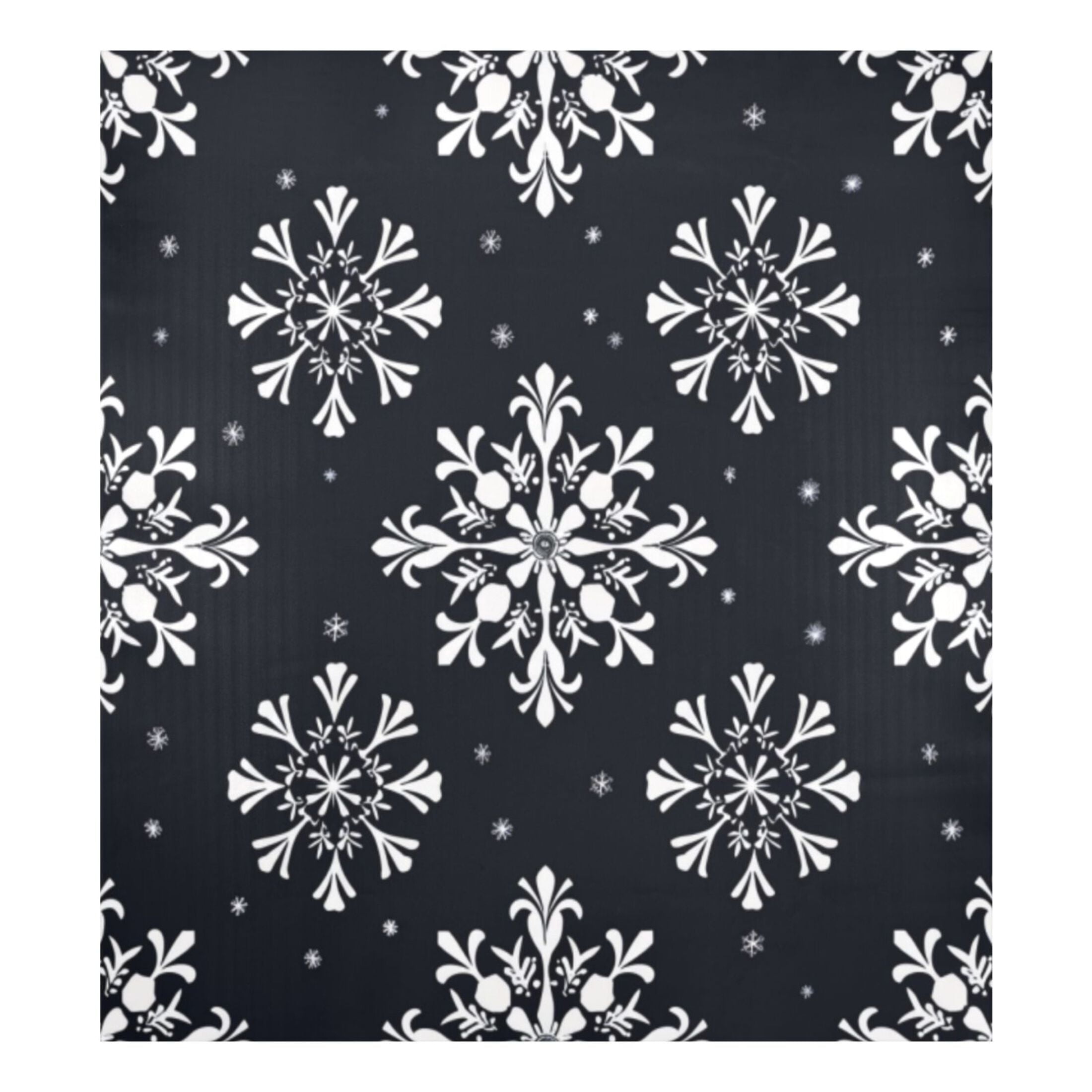 Dishwasher Magnetic Sticker 23x26 Inch Refrigerator Magnetic Sticker Washing Machine Magnetic Sticker Kitchen Panel Magnetic Sticker Home Decor Snowflake with Black Background