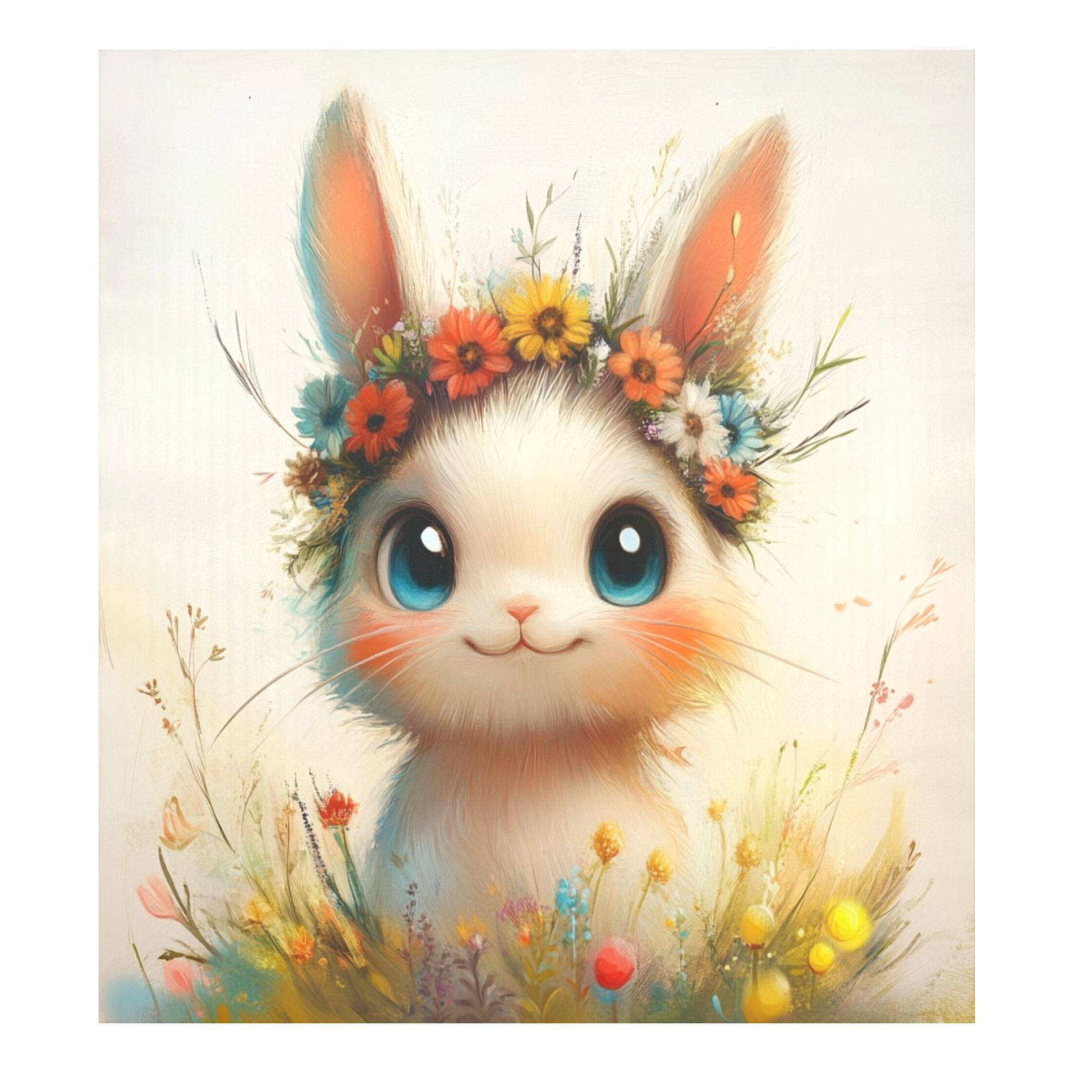 Dishwasher Magnetic Sticker 23x26 Inch Refrigerator Magnetic Sticker Washing Machine Magnetic Sticker Kitchen Panel Magnetic Sticker Home Decor Super Lovely Smiling Bunny