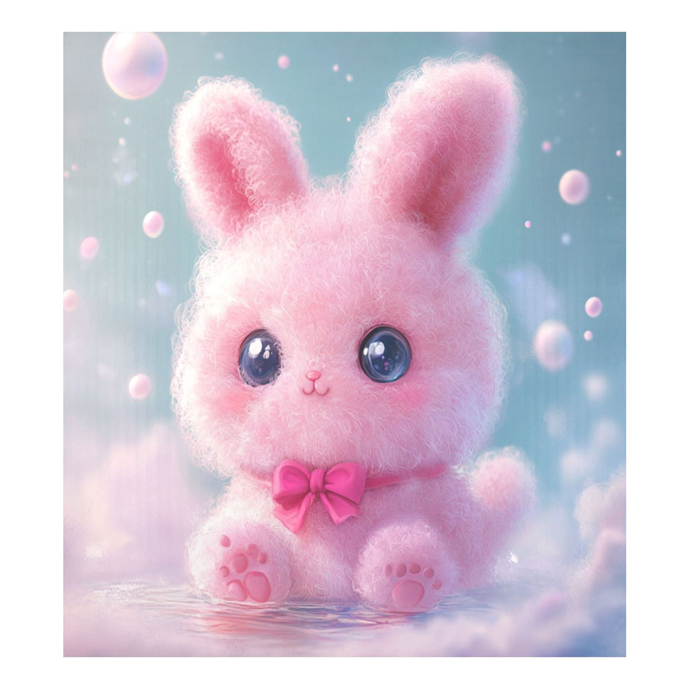 Dishwasher Magnetic Sticker 23x26 Inch Refrigerator Magnetic Sticker Washing Machine Magnetic Sticker Kitchen Panel Magnetic Sticker Home Decor Super Beautiful Pink Bunny