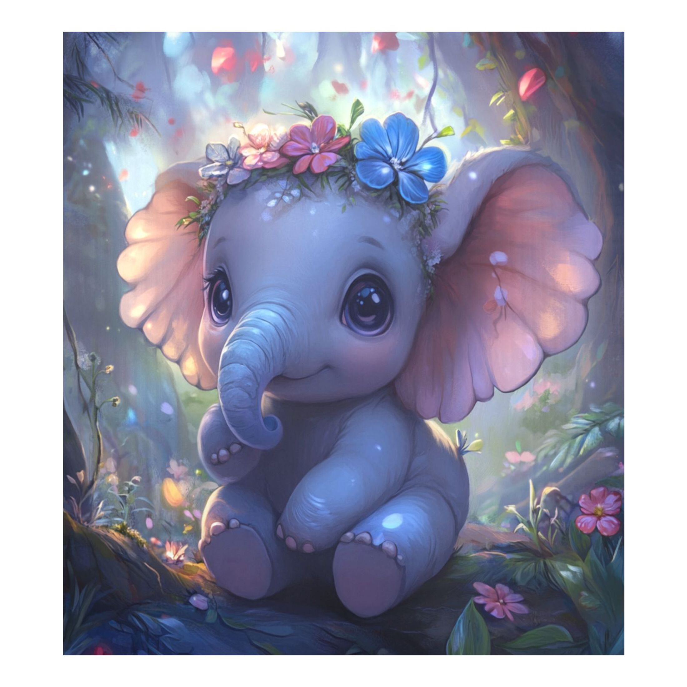 Dishwasher Magnetic Sticker 23x26 Inch Refrigerator Magnetic Sticker Washing Machine Magnetic Sticker Kitchen Panel Magnetic Sticker Home Decor Super Cute Elephant
