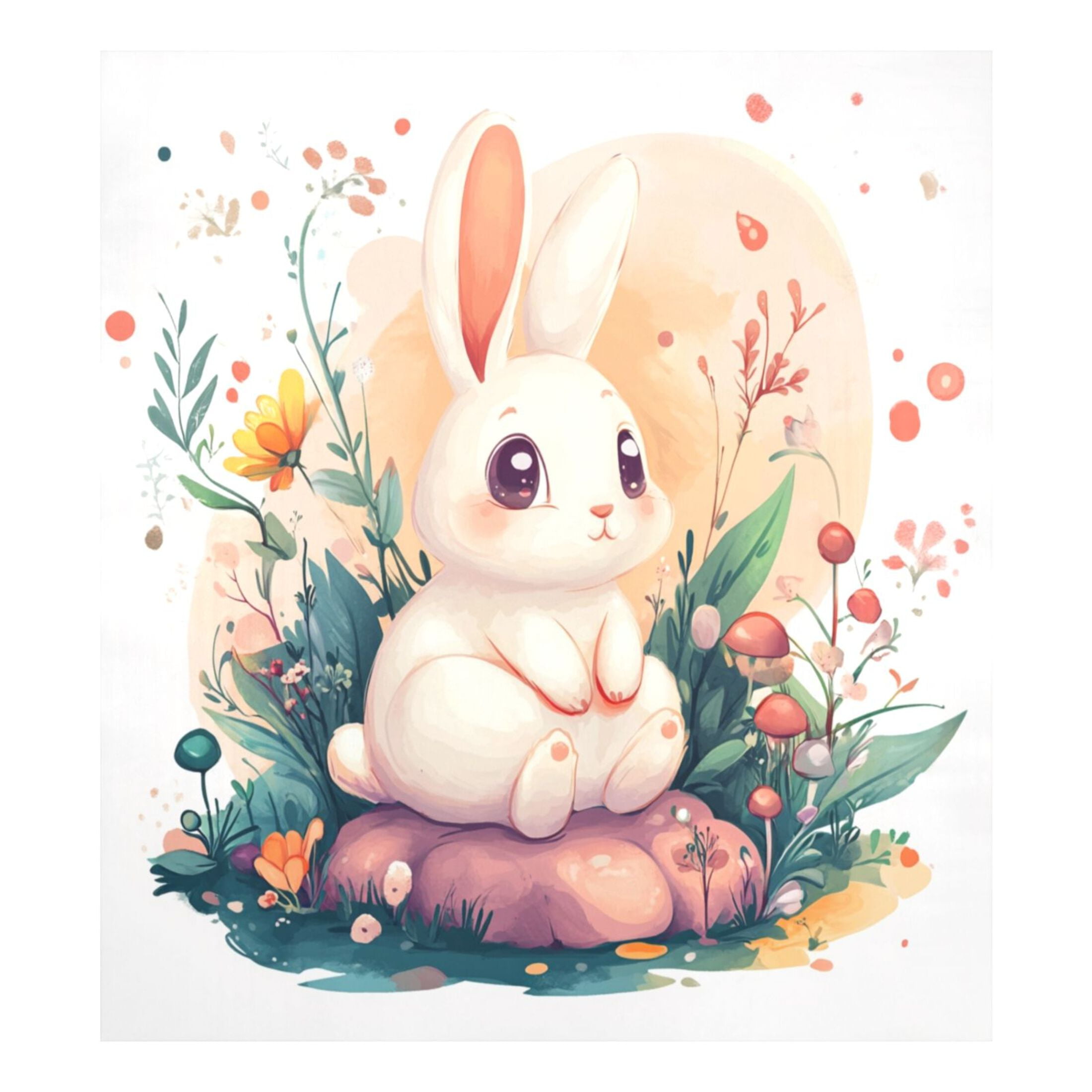 Dishwasher Magnetic Sticker 23x26 Inch Refrigerator Magnetic Sticker Washing Machine Magnetic Sticker Kitchen Panel Magnetic Sticker Home Decor Super Cute Cartoon Rabbit