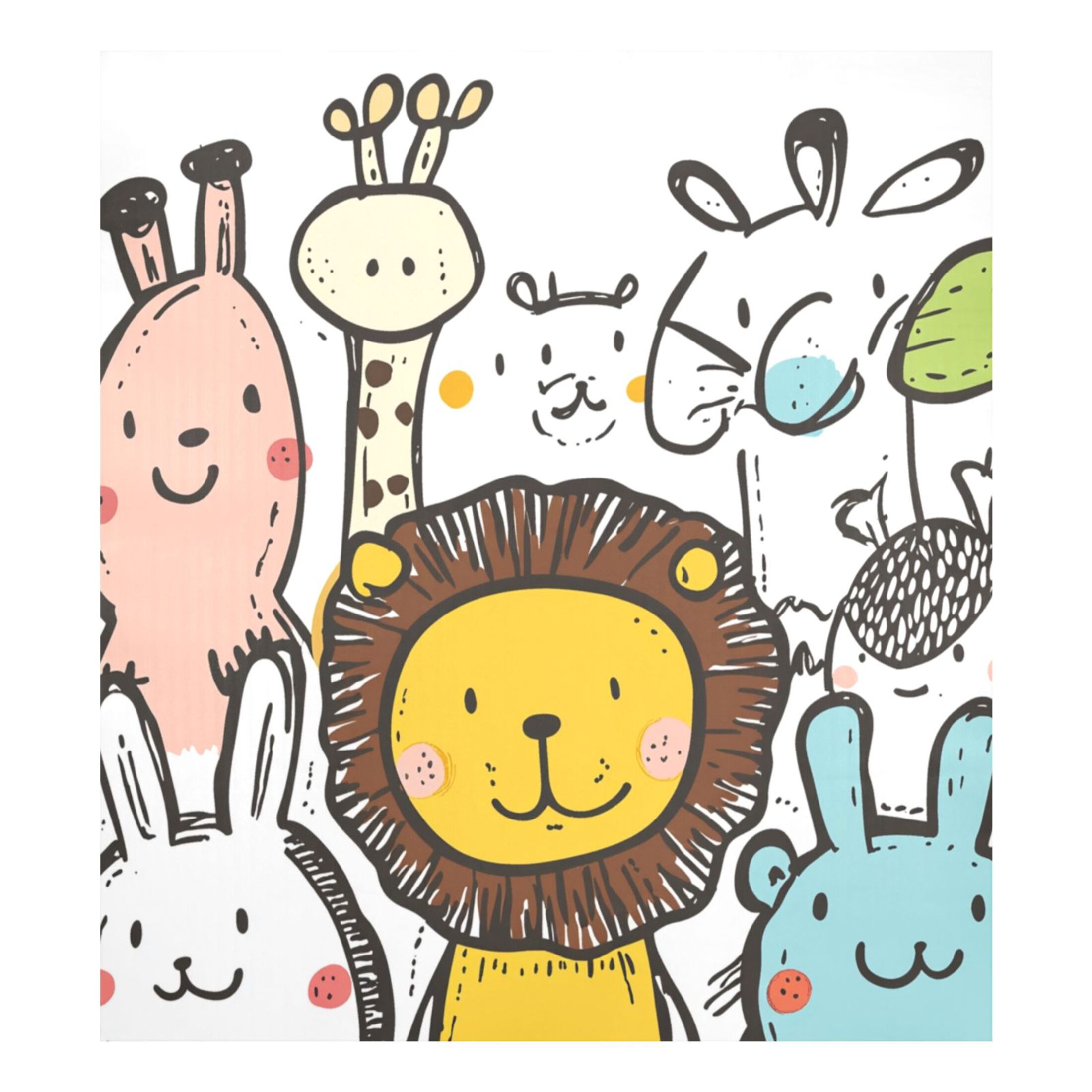 Dishwasher Magnetic Sticker 23x26 Inch Refrigerator Magnetic Sticker Washing Machine Magnetic Sticker Kitchen Panel Magnetic Sticker Home Decor Super Cute Little Lion