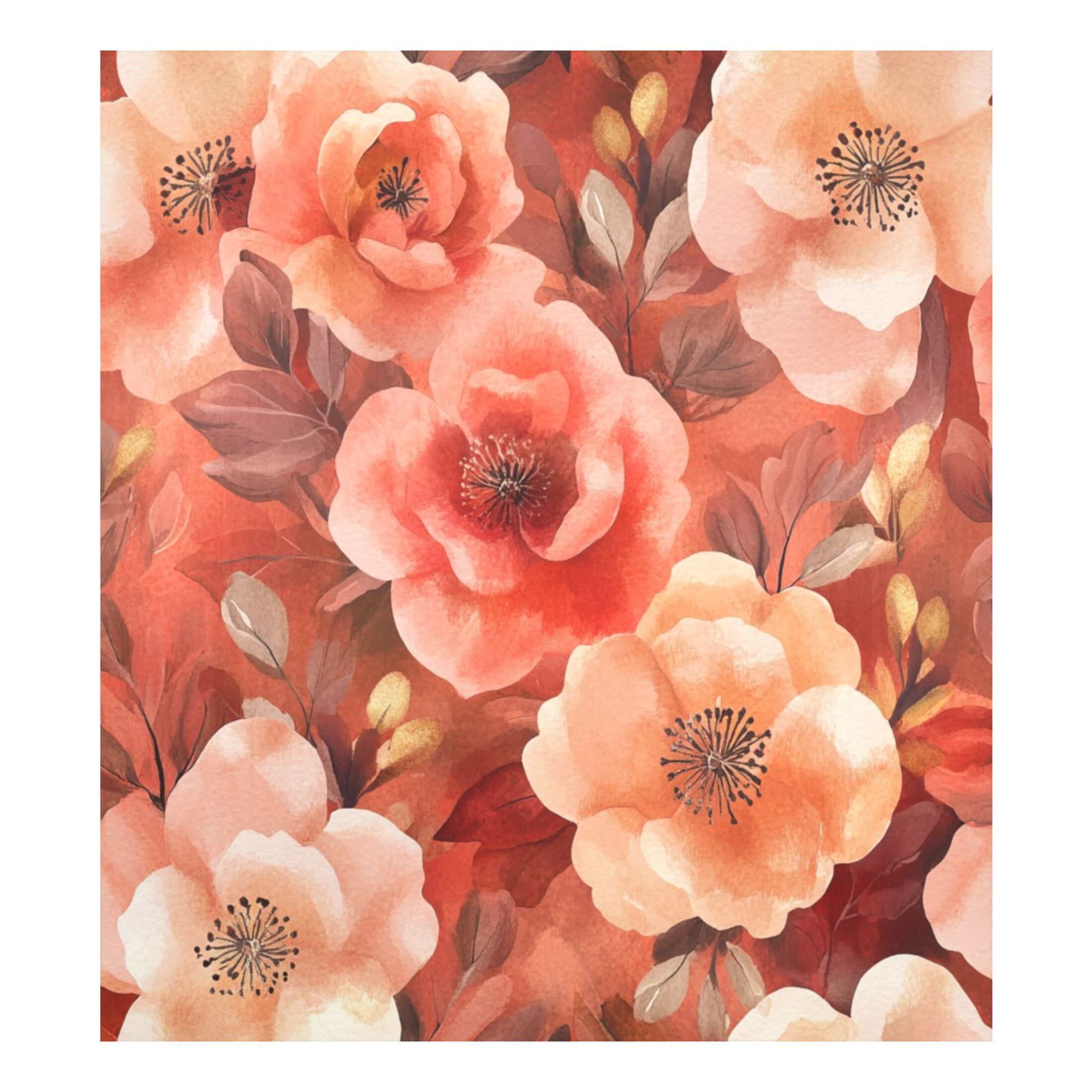 Dishwasher Magnetic Sticker 23x26 Inch Refrigerator Magnetic Sticker Washing Machine Magnetic Sticker Kitchen Panel Magnetic Sticker Home Decor Vibrant Orange Flowers
