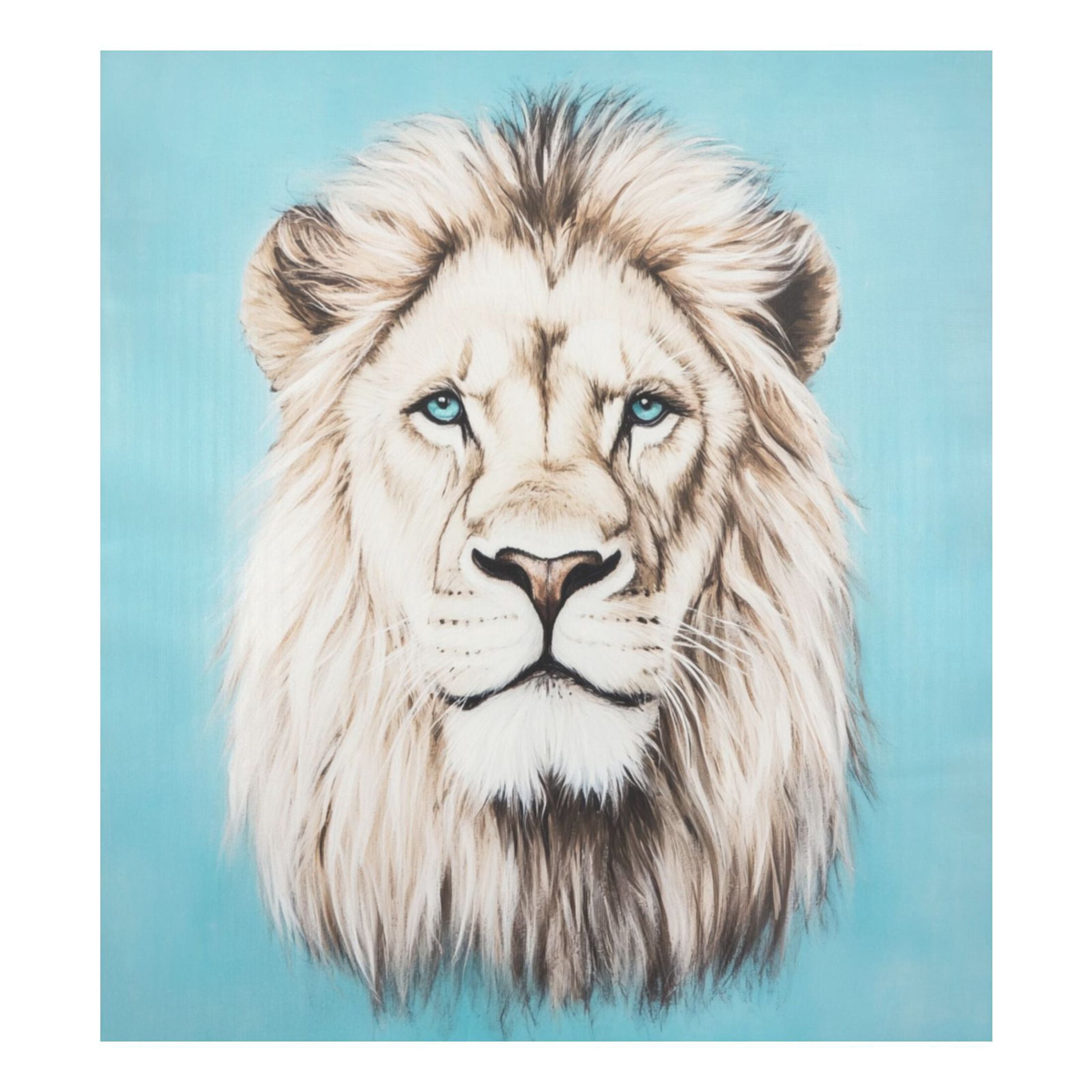 Dishwasher Magnetic Sticker 23x26 Inch Refrigerator Magnetic Sticker Washing Machine Magnetic Sticker Kitchen Panel Magnetic Sticker Home Decor White Lion Face Pattern