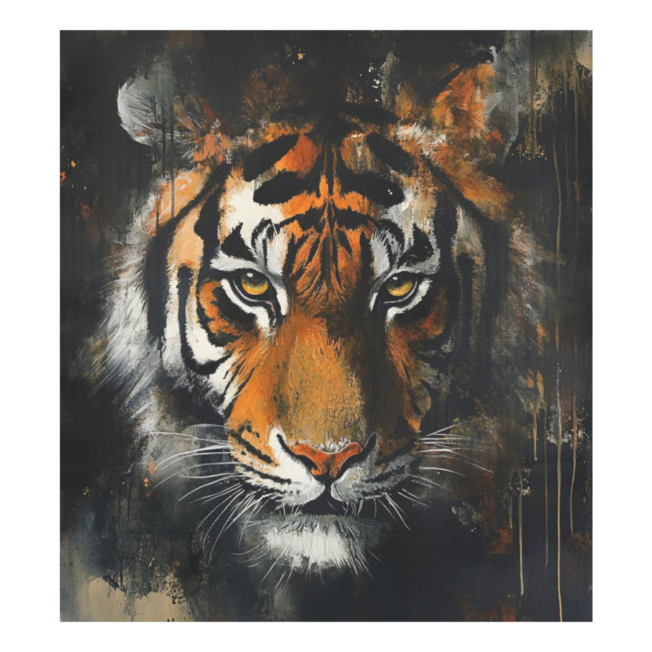 Dishwasher Magnetic Sticker 23x26 Inch Refrigerator Magnetic Sticker Washing Machine Magnetic Sticker Kitchen Panel Magnetic Sticker Home Decor Yellow Pretty Tiger Pattern