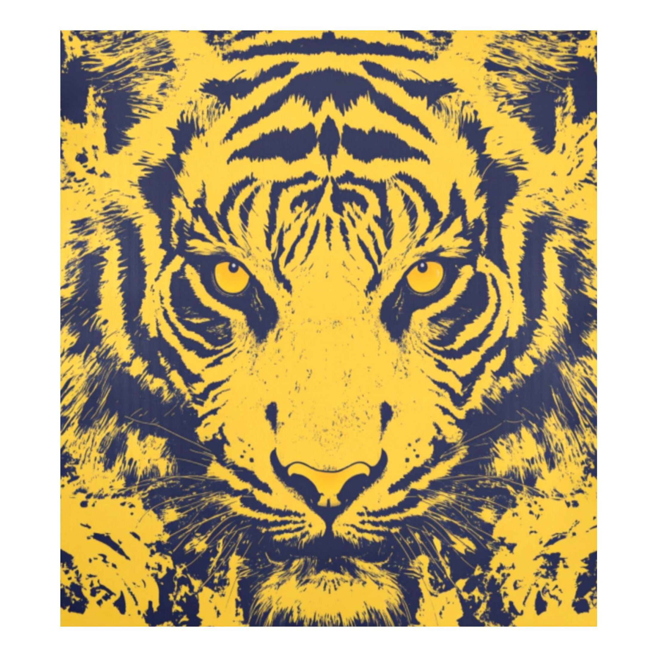 Dishwasher Magnetic Sticker 23x26 Inch Refrigerator Magnetic Sticker Washing Machine Magnetic Sticker Kitchen Panel Magnetic Sticker Home Decor Yellow Tiger Face