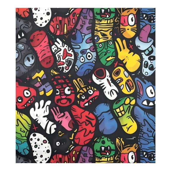 Dishwasher Magnetic Sticker 23x26 Inch Refrigerator Magnetic Sticker Washing Machine Magnetic Sticker Kitchen Panel Magnetic Sticker Home Decor Cartoon Monster