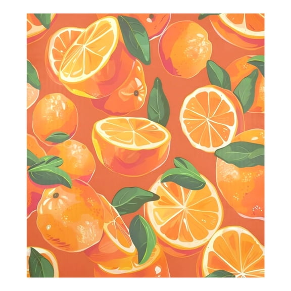 Dishwasher Magnetic Sticker 23x26 Inch Refrigerator Magnetic Sticker Washing Machine Magnetic Sticker Kitchen Panel Magnetic Sticker Home Decor Mandarin Orange