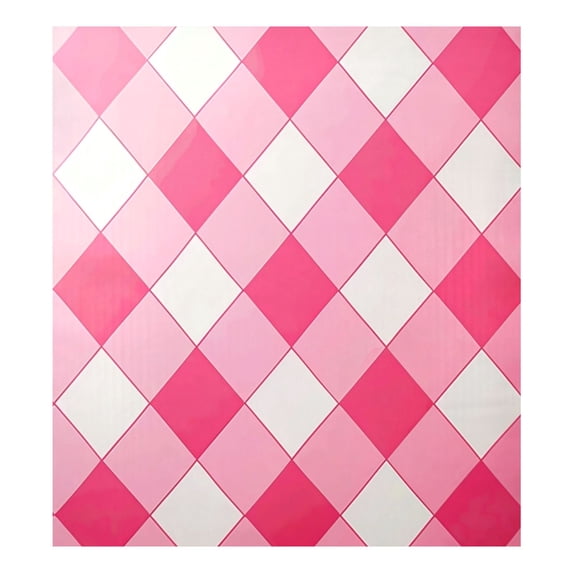 Dishwasher Magnetic Sticker 23x26 Inch Refrigerator Magnetic Sticker Washing Machine Magnetic Sticker Kitchen Panel Magnetic Sticker Home Decor Pink Check