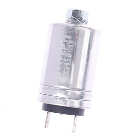 Dishwasher Motor Repair Capacitor Replacement 3uF 450VAC, Two Terminal Ends with Top Mount Post for Service Maintenance Review Details