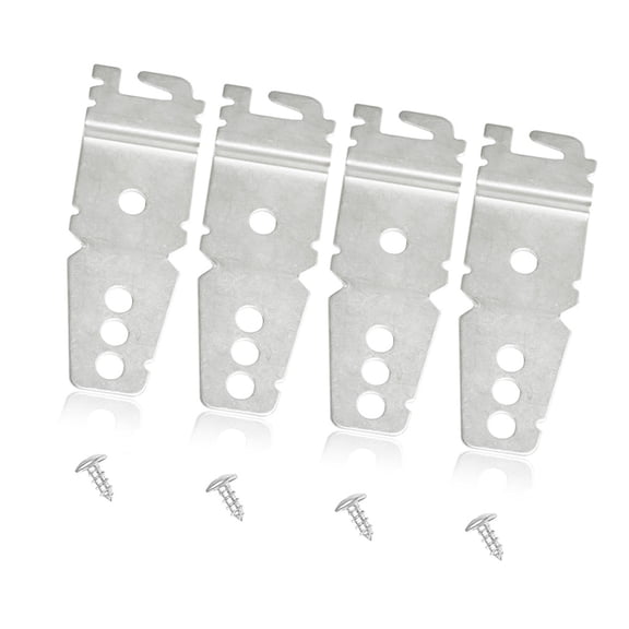 Dishwasher Mounting Bracket with Screws Undercounter Installation Clips, Replacement Bracket for Home & Commercial Use