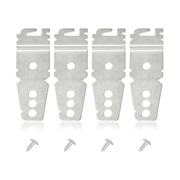 Dishwasher Mounting Bracket with Screws Undercounter Installation Clips, Replacement Bracket for Home & Commercial Use