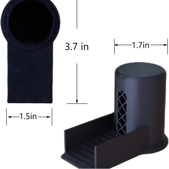 Dishwasher Overflow Extender Accessory - Universal Fit Anti-Overflow Adapter for Kitchen Dishwashers - Black
