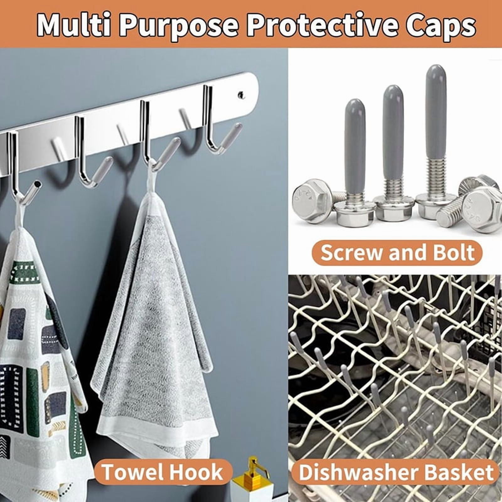 Dishwasher Rack End Covers - 200-Count ABS Plastic Repair Caps to ...
