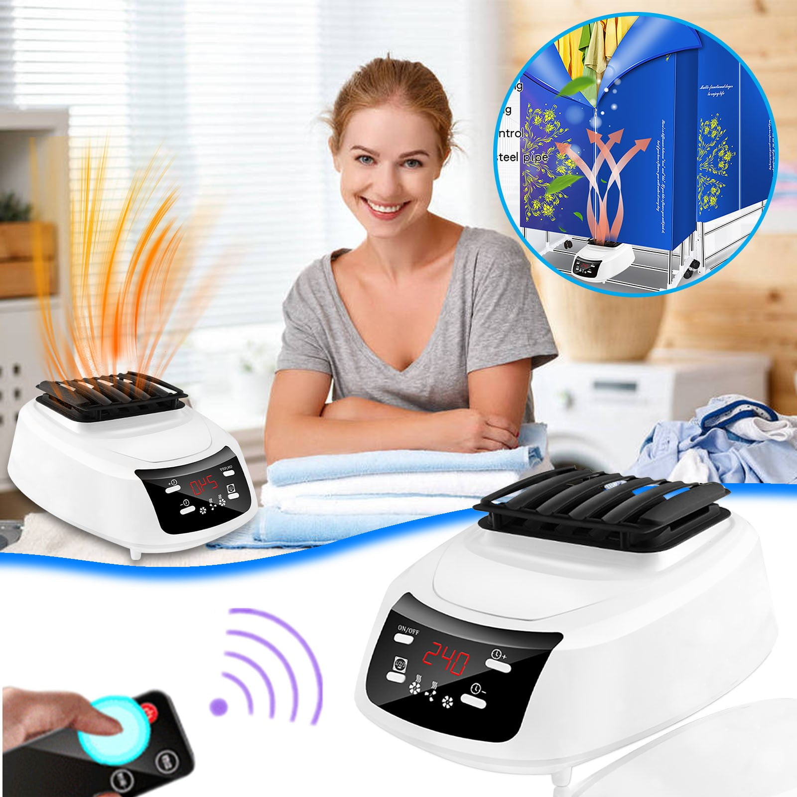 Dishwasher Safe Cooking Utensils,Dryer Negative Machine Clothes Household Clothes Warm Drying Small Appliances