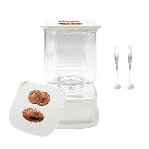 Dishwasher Safe Square Pickle Crock Food Grade Plastic Jar for Monitoring Easy Cleaning Hygienic Kitchen Tool