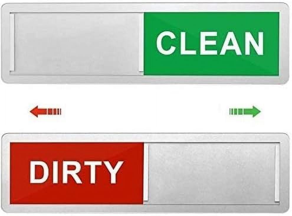 Dishwasher Sign Dishwasher Magnet Clean Dirty Sign Sliding Indicator ...