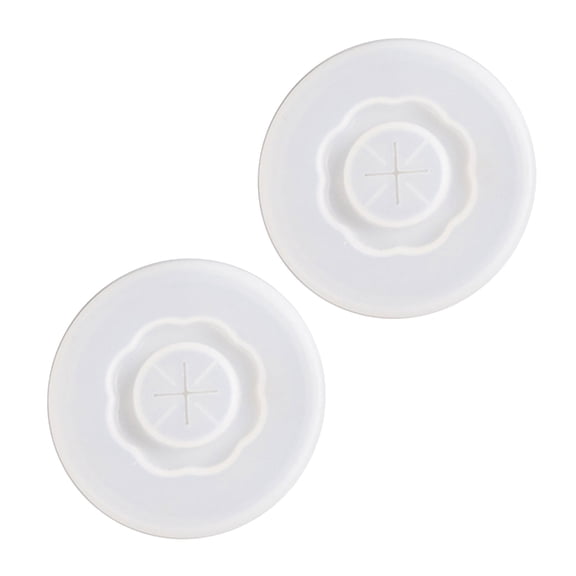Dishwasher Silicone Drink Cover With Straw Hole Leak Soft Lid for Drinking Glasses