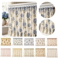 thumbnail image 1 of Dishwasher Skirt for Under-Counter Dishwashers, Lace Trimmed Kitchen Appliance Cover with Adjustable Tie Straps, Vintage Farmhouse Decorative Dust Curtain for Small Kitchens & Rentals (J), 1 of 8