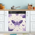 thumbnail image 1 of Dishwasher Sticker Magnetic Dishwasher Sticker Magnetic Decorative Sticker Refrigerator Sticker Dishwasher Decorative Stickers Beautiful Purple Butterflies, 1 of 6