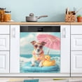 thumbnail image 1 of Dishwasher Sticker Magnetic Dishwasher Sticker Magnetic Decorative Sticker Refrigerator Sticker Dishwasher Decorative Stickers Little Dog by The Seaside, 1 of 6