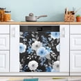 thumbnail image 1 of Dishwasher Sticker Magnetic Dishwasher Sticker Magnetic Decorative Sticker Refrigerator Sticker Dishwasher Decorative Stickers Mixed White Blue Blooms, 1 of 6
