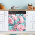 thumbnail image 1 of Dishwasher Sticker Magnetic Dishwasher Sticker Magnetic Decorative Sticker Refrigerator Sticker Dishwasher Decorative Stickers Pink White Flower Seamless, 1 of 6