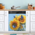thumbnail image 1 of Dishwasher Sticker Magnetic Dishwasher Sticker Magnetic Decorative Sticker Refrigerator Sticker Dishwasher Decorative Stickers Sunflowers and Butterflies, 1 of 6