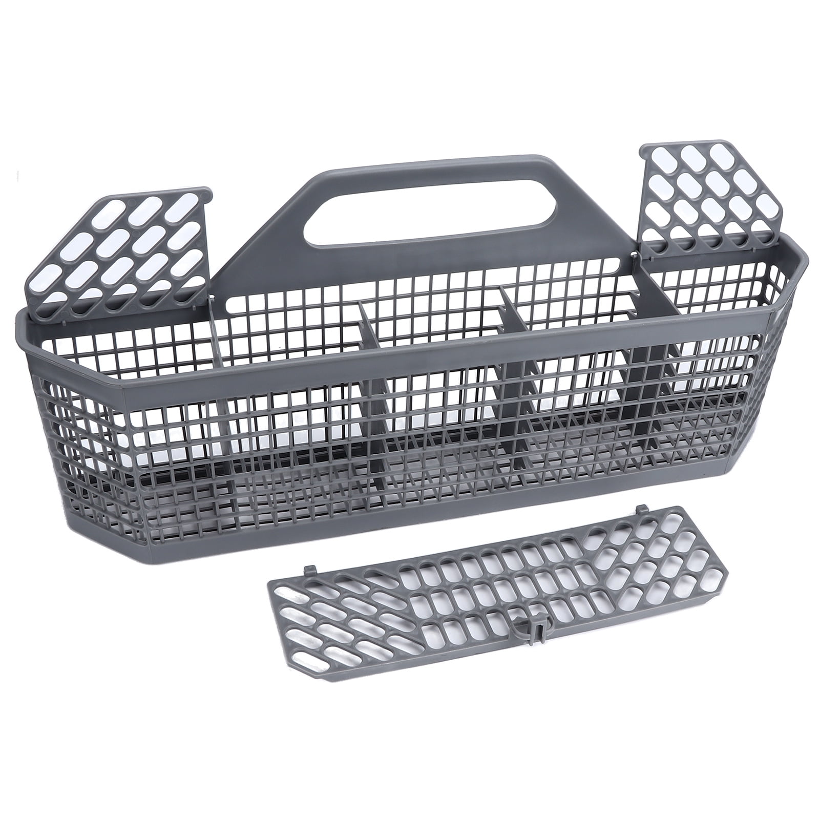 Dishwasher Storage Basket, Dishwasher Cutlery Silverware Basket Different Sized Holes Open Grid  For Kitchen