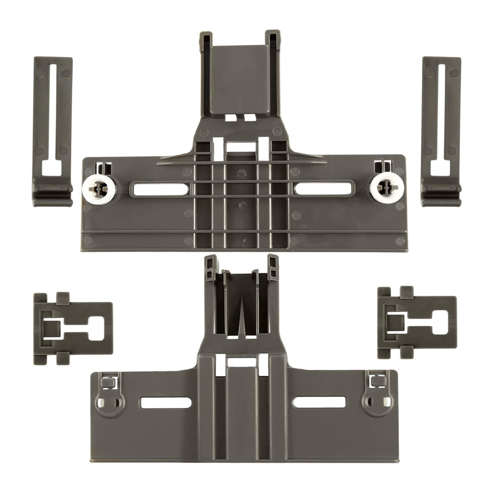 Dishwasher Upper Rack Replacement Parts for W10350375, Gray 6-Piece ...