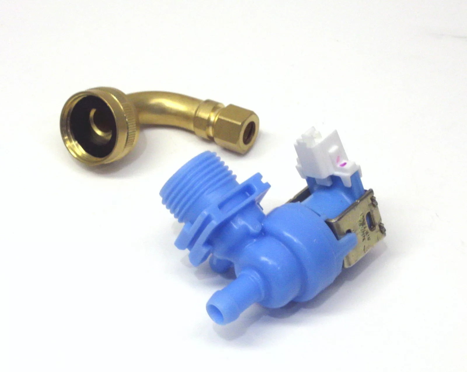 Dishwasher Water Inlet Solenoid Valve W10327250 with Adapater for Whirlpool