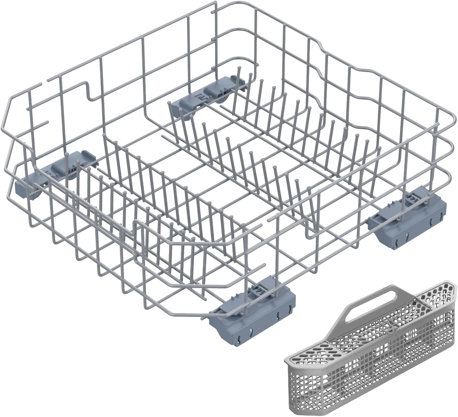 Washer Bottom Rack Dishwasher bottom rack replacement parts, bottom rack assembly ...