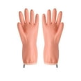 thumbnail image 1 of Dishwashing Gloves with Fleece Lining, Waterproof Rubber Cleaning Gloves with Non-Slip Grip, Thick Reusable Kitchen Gloves with Long Cuff for Household Cleaning Laundry and Gardening, 1 of 7