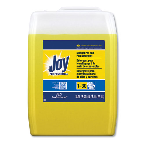 Dishwashing Liquid, Lemon Scent, 5 gal Cube | Bundle of 2